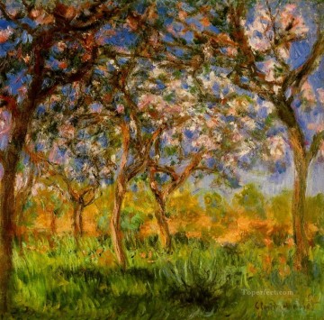  Primavera Lienzo - Giverny en primavera Claude Monet Impresionismo Flores